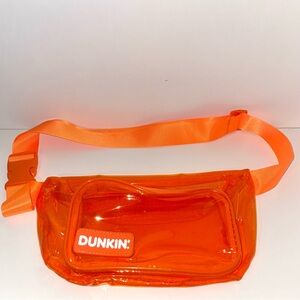 Dunkin Donuts Fanny Pack Bum Bag Clear Collectible